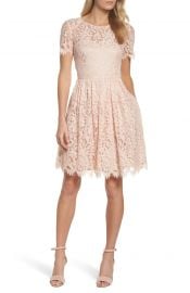 Eliza J Lace Fit  amp  Flare Dress at Nordstrom